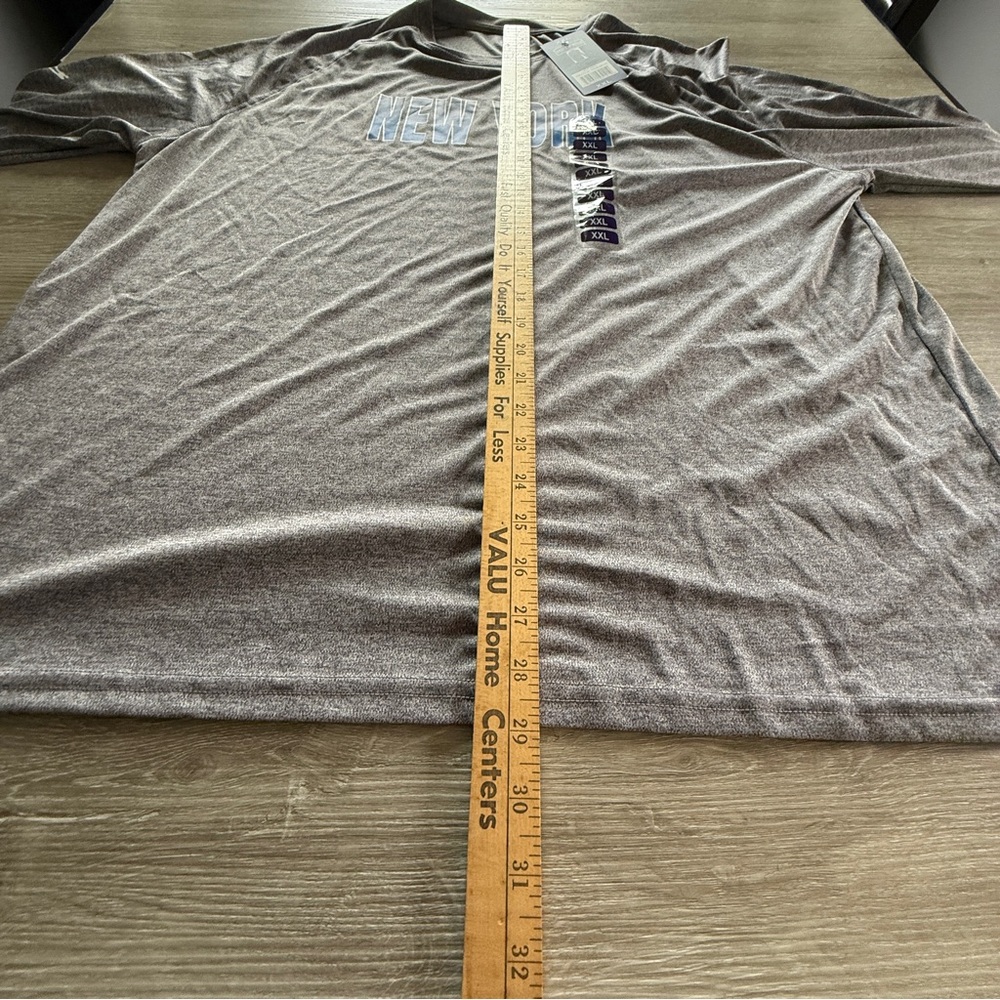 State of Mine Moisture Wicking LS shirt New York Graphic | Size XXL | Gray - Picture 9 of 9